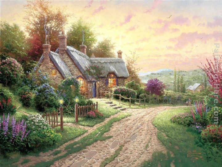 Thomas Kinkade A Peaceful Time